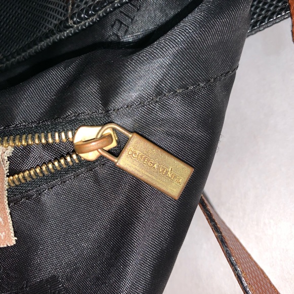 vintage BOTTEGA VENETA oversized zip top TOTE BAG - Picture 12 of 14